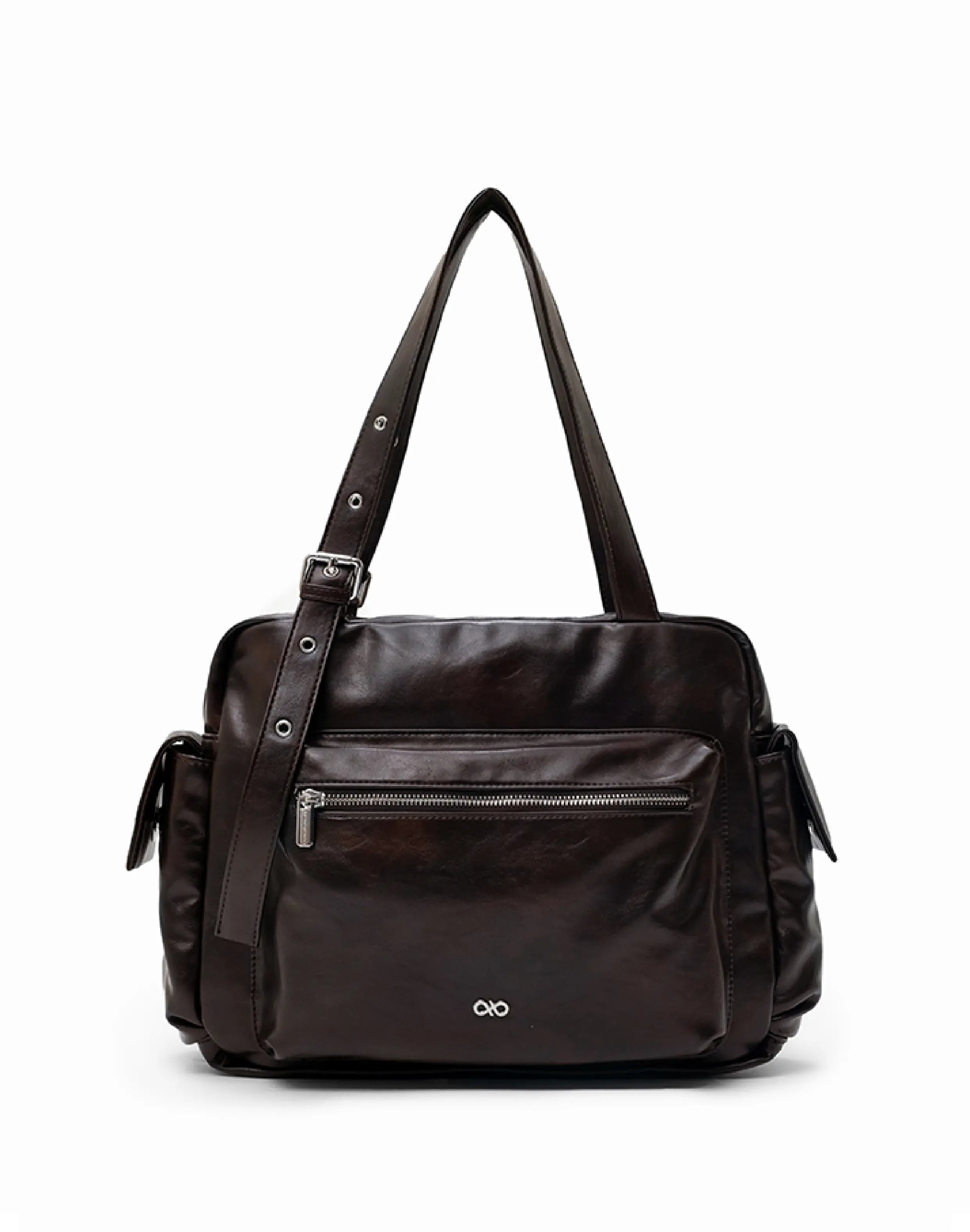 EVERYDAY CITY TOTE BAG IN ESPRESSO BROWN
