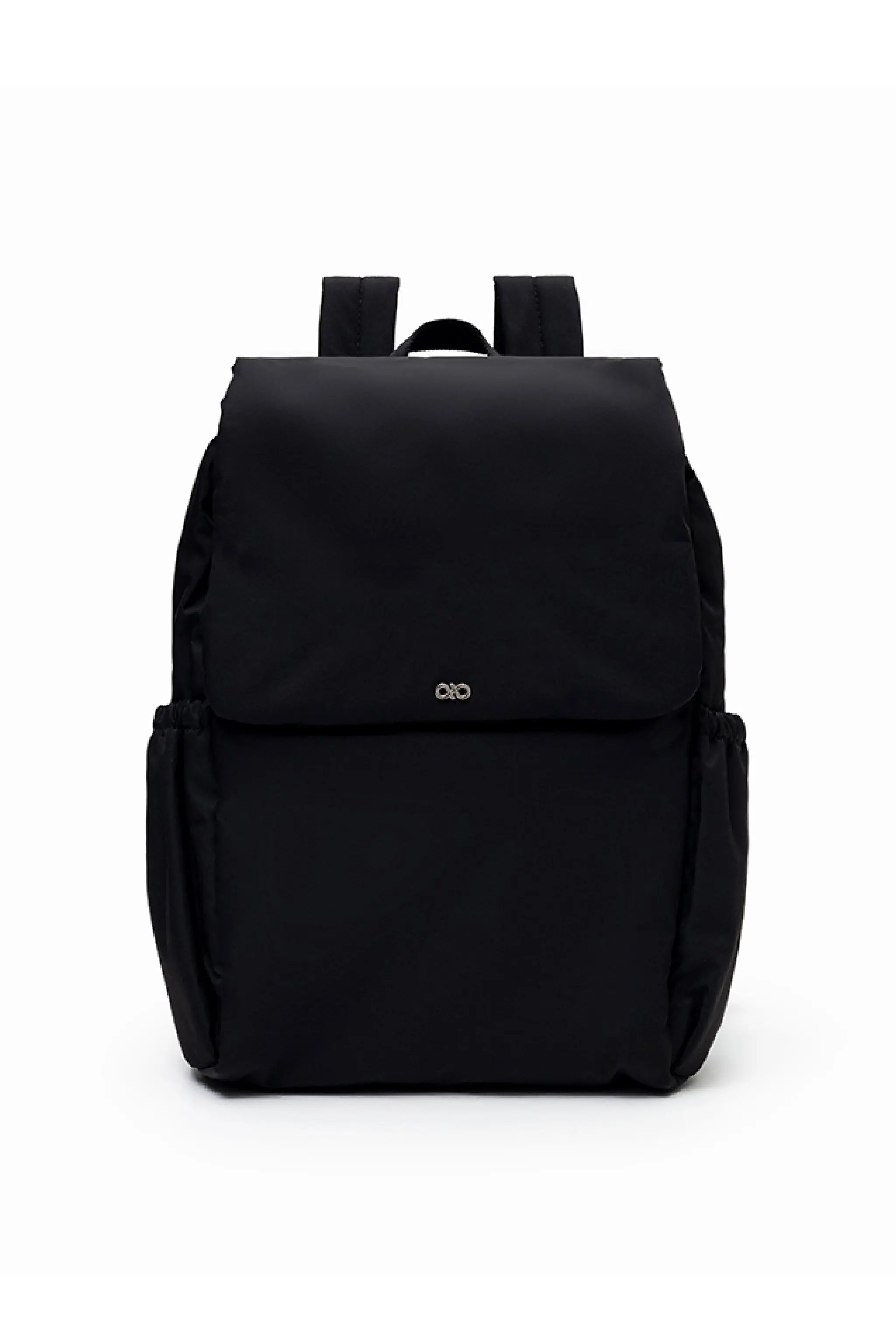 COSY LUXE UTILITY BACKPACK IN JET BLACK 