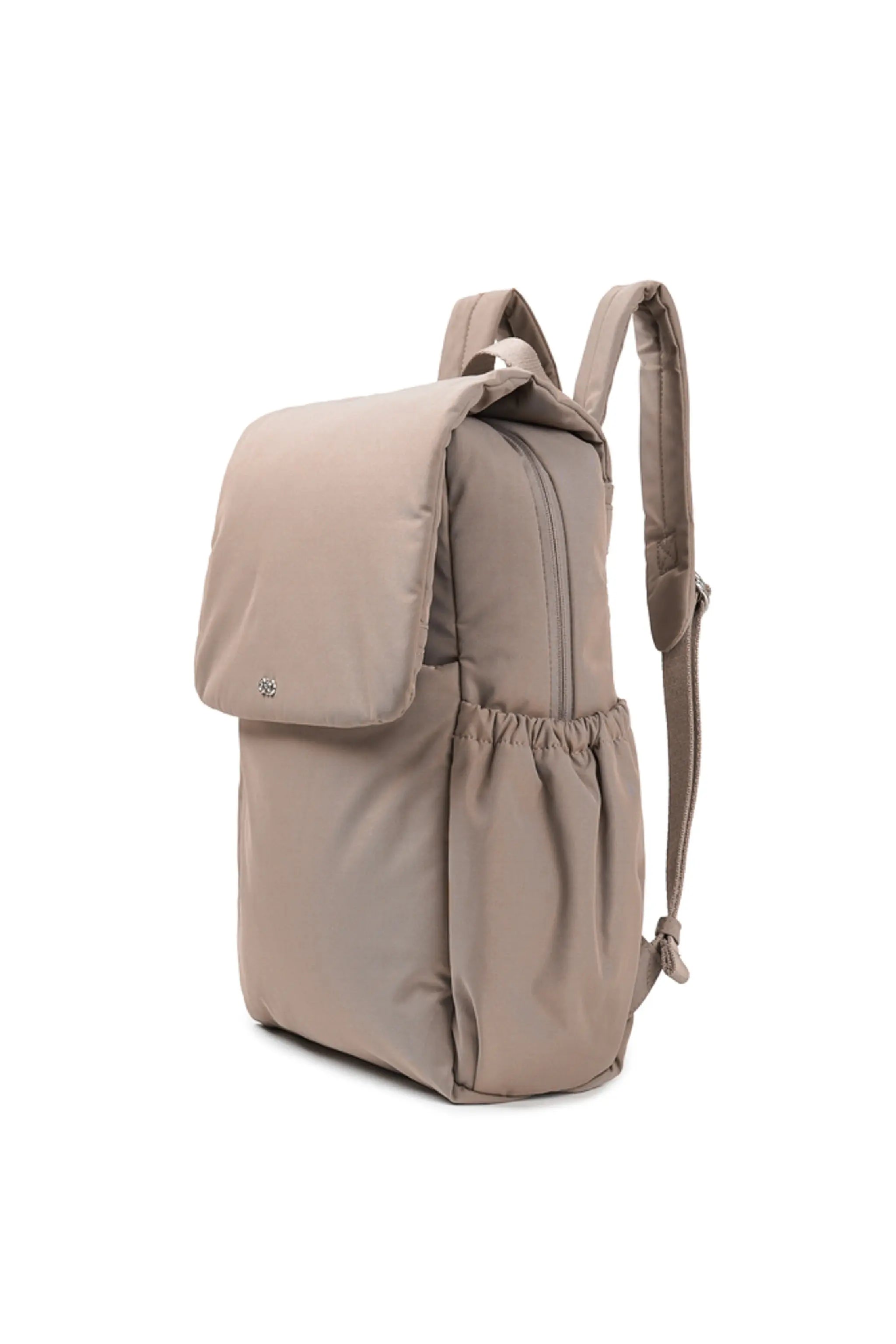 COSY LUXE UTILITY BACKPACK IN TAUPE 