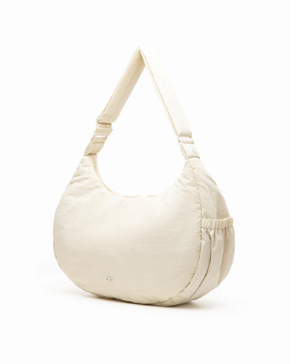 XL COSY PUFFY CROSSBODY BAG IN MOONBEAM